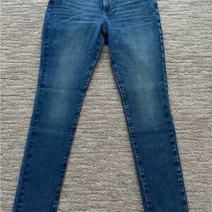 Express medium Blue mid rise stretch Women's Skinny Jeans SZ6R
